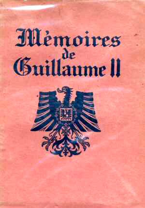 Mémoires de Guillaume II (Guillaume II - Ed.1922)